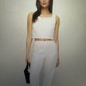 Reformation Remi Cropped Linen Pants xs. NWT